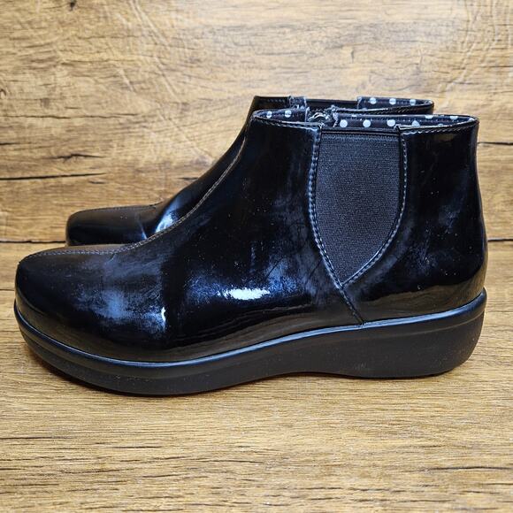 Alegria Climatease Black slip on Rain Boot Water Resistant sz 36 Us 6/6.5 - Picture 3 of 10